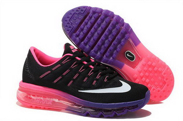 Womens Nike Air Max 2016 Purple Pink Black White Taiwan